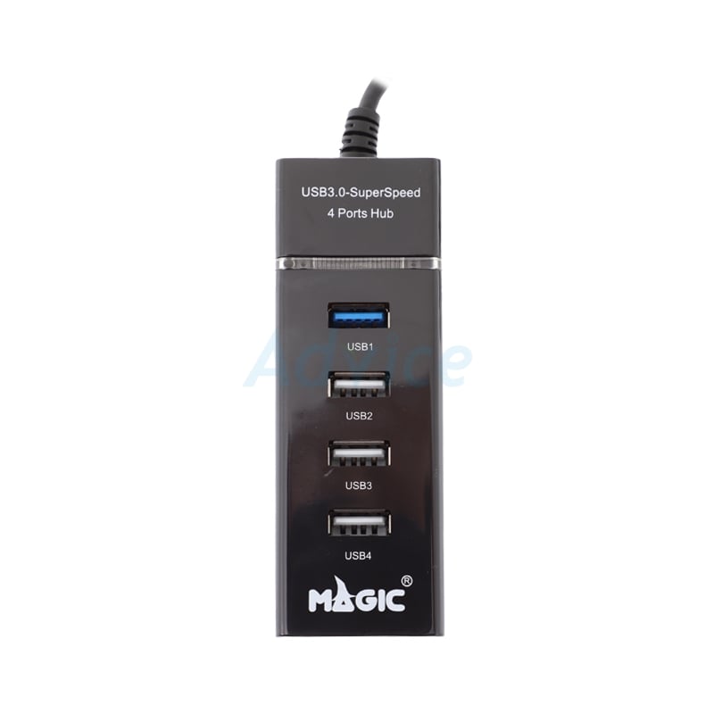 4 Port USB HUB v2.0 MAGIC TECH MT291 (Black) 4 Port USB HUB v2.0 MAGIC TECH MT291 (Black) - รูปที่ 2