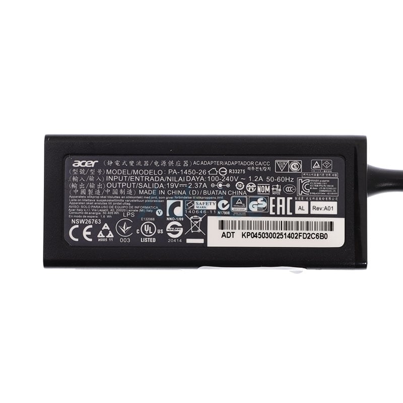 Adapter NB ACER (G, 5.5*1.7mm) 19V (45W) 2.37A GENUINE Adapter NB ACER (G, 5.5*1.7mm) 19V (45W) 2.37A GENUINE - รูปที่ 4