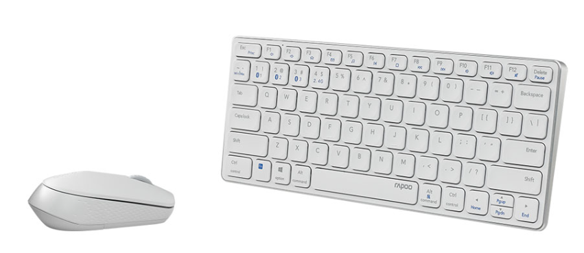 RAPOO 9050M Multi-mode Wireless Keyboard & Mouse White RAPOO 9050M Multi-mode Wireless Keyboard & Mouse White - รูปที่ 4