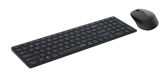 RAPOO 9350M Wireless Keyboard & Mouse Dark Grey RAPOO 9350M Wireless Keyboard & Mouse Dark Grey - รูปที่ 2
