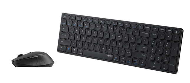 RAPOO 9350M Wireless Keyboard & Mouse Dark Grey RAPOO 9350M Wireless Keyboard & Mouse Dark Grey - รูปที่ 3