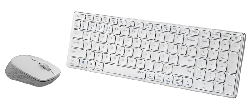 RAPOO 9350M Wireless Keyboard & Mouse WHITE RAPOO 9350M Wireless Keyboard & Mouse WHITE - รูปที่ 3